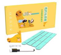 Height Chart for Kids, Growth Ruler Wall Decal, Magnetic Removable Design, Waterproof Material, Easy-to-Read Markings, White 1-Pack, For Nursery Playroom Classroom Home