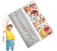 Height Chart For Wall, Height Measurement, Self-Adhesive Culmination Ruler, Nursery Oro Playroom Decor, High Point Weighing For Children, A 11,81 x 23,62, B 11,81 x 35,43 Inches