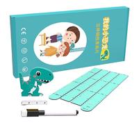 Height Chart, Growth Chart Ruler, 13.39x6.3x1.18 Inches Playful Tracking System, Removable Magnetic Wall Design for Playroom, Nursery, Classroom, Girls' Room Decor