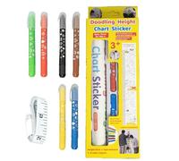 Height Chart, Height Measuring Sticker, Decorative Growth Wall, Sticker or Nursery, Sturdy and Portable, Perfect for Kids Bedroom Classroom Playroom, 68.9x9.72 inches