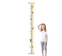 Height Chart Kids, Decorative Growth Ruler, Wall Hanging Tracker, Removable Reusable Design with Lanyard, 70.8 Inch, for Nursery, Playroom, Baby Room, Long Lasting