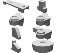 Height Extender Kit for Hercules Bass Stand Professional Music Equipment Double