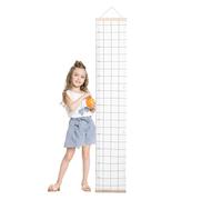 Height Growth Chart Wall, Sturdy Canvas Kids Measuring Ruler, Impermeabile Removable Design, Hangable Wall Decor, 7,87 x 47,24 Inches, Nursery and Bedroom Decoration