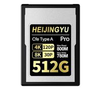 HEIJINGYU Scheda di memoria CFexpress di tipo A da 512 GB, serie Pro, velocità di lettura fino a 800 MB/s e velocità di scrittura 780 MB/s per registrazione 4K 120P, 8K 30P per fotocamere Alpha & FX