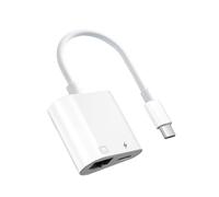 Heilanole Adattatore Ethernet USB C Tipo C A RJ45, Scheda di Rete 100Mbps con Hub di Ricarica per Desktop Plug And Play, Collegamento per Telefono.