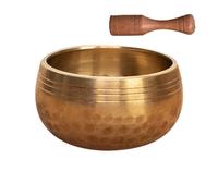 Heilanole Mini Ciotola Tibetana da 4 cm Fatta A Mano In Nepal Sound Bowl Artigianale In Nepal per Meditazione e Yoga