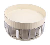 Heilanole Organizzatore per Spezie Girevole A 360° Vassoio per Spezie A Doppio Strato Porta Spezie Girevole Rotondo B