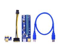 Heilanole Scheda Riser PCI-e Ver009s da 1x A 16x Espansione Placcata per Una Connettività Migliorata Ideale per il Mining Bitcoin BTC