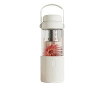 Heilanole Tazza da Caffè In Vetro con Coperchio, Ideale Anche per Tè, Include Filtro per Tè.