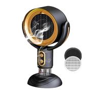 Heilanole Ventilatore Purificatore Filtro Rimovibile e Lavabile Ventola Portatile Smokeaway per Fumo, Ventilatore Purificatore Smoke Away A