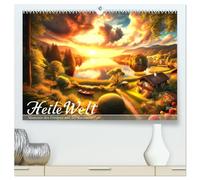 Heile Welt - Momente des Friedens und der Harmonie (hochwertiger Premium Wandkalender 2026 DIN A2 quer), Kunstdruck in Hochglanz: Ein Jahr voller idyllischer Szenen, die zum Träumen einladen.