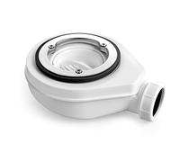 Heilmetz Sifón de botella ∅90mm ABS para Plato de ducha，Bianco，Sifón para botellas，Plato ducha