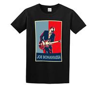 HEIMAO Joe Bonamassa T-Shirt Print Tees Short Sleeve O Neck for Men L