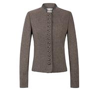 Heimatgwand Elisabeth - Giacca in loden, da donna, modello standard, colore: noce, noce