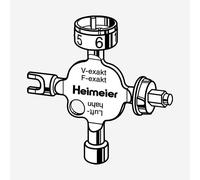 HEIMEIER chiave universale, 0530-01.433, Vekolux/V-exakt/F-exakt grigio [Radiatori e accessori > Accessori per Radiatori]