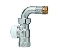 Heimeier Termostato Valvola Base V-exact II DN15 con Gomito di Fissaggio, 1 pz