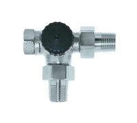 HEIMEIER Th.-Valvola A Tre Vie Con Raccordo A Vite, Collegamento Sinistro, Vern.