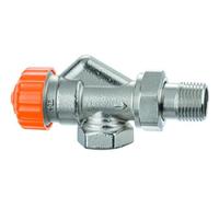 Heimeier Thermostat-Ventilunterteil Eclissi, Axialform, Accorciato, Dn 20