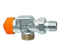 Heimeier Thermostat-Ventilunterteil Eclissi, Axialform, DN15, Außengew. G3/4