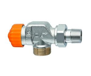 Heimeier Thermostat-Ventilunterteil Eclissi, Axialform, DN15, Außengew. G3/4