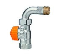 Heimeier Thermostat-Ventilunterteil Eclissi, Durchg. Con Bogenverschr DN15