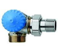 Heimeier Thermostat-Ventilunterteil Ger.widerst Winkeleck / Li Außengew.G3/4