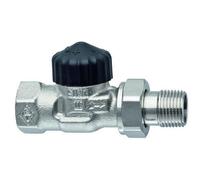Heimeier Thermostat-Ventilunterteil Standard, Passaggio, Dn 10, Nichelato