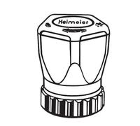 Heimeier Universal testa di regolazione manuale, 1303-10.325, Universal cromo [Raccordi per riscaldamento]