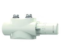 Heimeier Valvola Multilux 4-Set Halo Zweirohr- E Einrohr, Bianco Ral 9016
