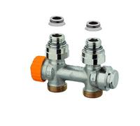 Heimeier Valvola Multilux V Eclissi Passaggio, per Rp 1/2 IG E G 3/4 Ag