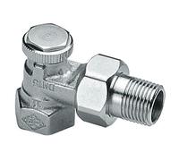 Heimeier Vite Regutec Forma di Angolo, Dn 15, Ghisa Rossa Nichelato