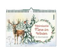 Heimische Tiere im Winter - der Adventskalender