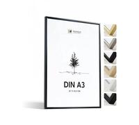 Heimlich® - Cornice - A3 29,7x42 cm, Alluminio, Nero - Cornici per Poster - Solo per Espositore a Parete