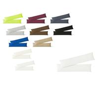 heimtextil - Federa per cuscino in jersey, set risparmio con chiusura lampo, alta qualità, Cotone, bianco, 40 x 145 cm