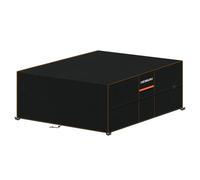 HEIMUNI Copertura per Mobili da Giardino 230x230x90cm Copertura per Divano Lounge con Prese d'AriaCopridivano Esterno Copertura Tavolo Esterno Telo Copri Tavolo Arredo Rettangolare