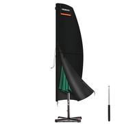 HEIMUNI Copertura per Ombrellone Impermeabile, Cappuccio per Ombrellone da Giardino, Copertura Protettiva per Ombrellone (Diametro 2-4.5m), Copertura per Ombrellone, 230x45/70/50cm
