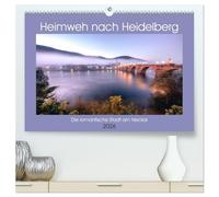 Heimweh nach Heidelberg - Die romantische Stadt am Neckar (hochwertiger Premium Wandkalender 2026 DIN A2 quer), Kunstdruck in Hochglanz: 12 Motive, die Sehnsucht wecken.