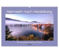 Heimweh nach Heidelberg - Die romantische Stadt am Neckar (Wandkalender 2026 DIN A2 quer), CALVENDO Monatskalender: 12 Motive, die Sehnsucht wecken.