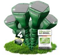 HEIMWERT Dissuasore per arvicole, risultati rapidi con frequenza alternata intelligenza artificiale, protezione solare impermeabile e silenziosa, anche contro arvicole