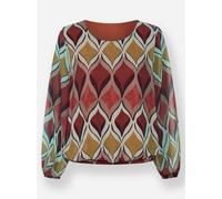 heine Camicia da donna blu chiaro / marrone / mandarino / rosso rubino Donna heine L