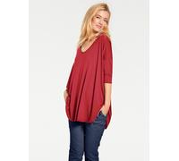 heine Maglia extra large rosso sangue Donna heine L