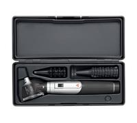 HEINE - Mini otoscopio 3000 LED 2,5 V DIRECT con speculum riutilizzabili, set con astuccio e speculum riutilizzabili, nero