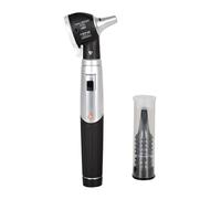 HEINE Otoscopio F.O. LED MINI 3000, Confezione con 5 Specula Monouso, nero