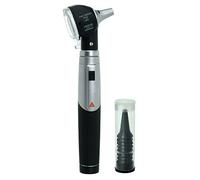 HEINE - Otoscopio F.O. LED MINI 3000, in confezione con 5 specula monouso, nero