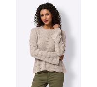 heine Pullover 'Ajour' beige Donna heine S-M
