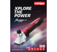 Heiniger Xplorer Pro 2 - Velocità Batteria Bovini Tosatrice per Cavallo 2