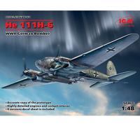 Heinkel He 111H-6 WWII German Bomber 1:48 ICM48262 - icm modellismo