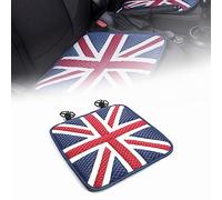 Heinmo Cuscino Per seggiolino Auto modificato Universale Cuscino Freddo Cuscino Estivo Morbido Per Cooper Clubman Hatchback Countryman Serie Cooper S R/F (Red Union Jack)