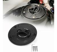 HEINMO Moto Keyless Tappo del serbatoio del carburante Per KAWASA' ZX10R ZX6R Z800 Z1000 NINJA1000 NINJA650 VERSYS650 VERSYS1000 CoPer chio del tappo del serbatoio a sgancio rapido (Black)