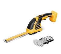 HEINPRO Tagliasiepi senza fili, compatibile con batteria DeWalt 20 V max (senza batteria), tagliasiepi elettrico senza fili, tagliasiepi portatile per patio, giardino, prato
